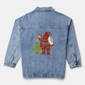 Vernieuwde Santa Denim Jassen Jacket (Achterkant)