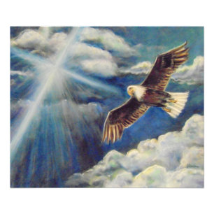 Vernieuwde sterkte: Eagle Wings Foto Afdruk