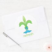 Vernieuwen Ronde Sticker (Envelop)