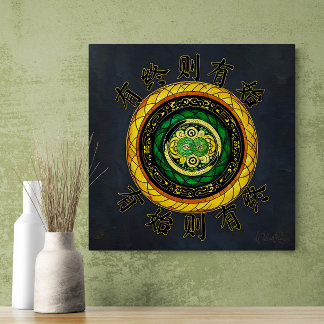 Vernieuwing: {20} Waar er einde is, is er begin Canvas Afdruk