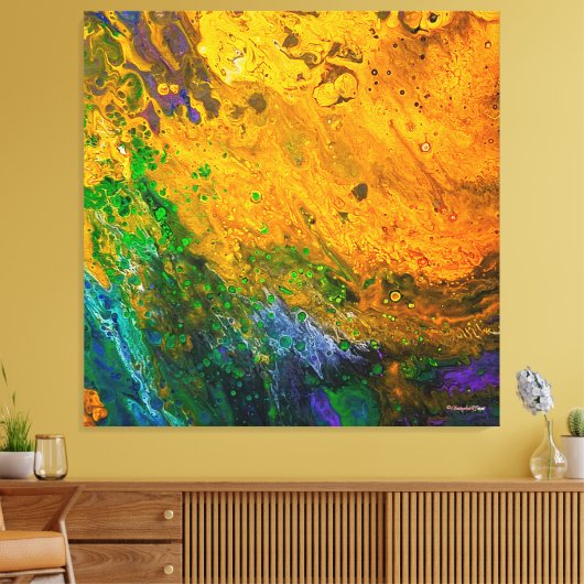 "Vernieuwing" Aangepaste Art Canvas Print (Insitu (Woonkamer))