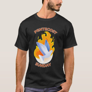 Vernieuwing en wedergeboorte vlammen van Pinksterd T-shirt