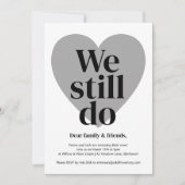 Vernieuwing Uitnodigingen Eenvoudig ontwerp (Voorkant)