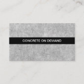 Vernis De Béton Et Mélange De Cartes de visite (Devant)