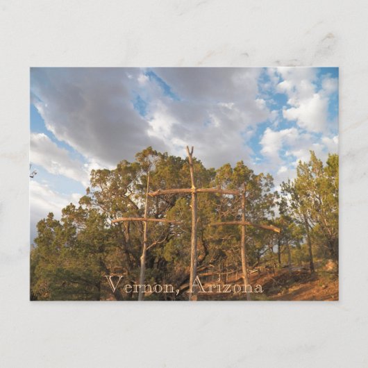 Vernon, Arizona Briefkaart (Voorkant)