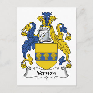 Vernon Family Crest Briefkaart
