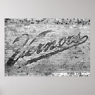  Vernors Wall Ann Arbor Michigan 1999 Poster