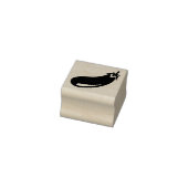 Vernuftig en Fun Aubergine Art Mini Rubberstempel (Stempel)