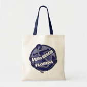 Vero Beach Florida anchor swirl tote bag (Devant)