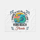 Vero Beach, Florida Fleece Deken (Voorkant (Horizontaal))