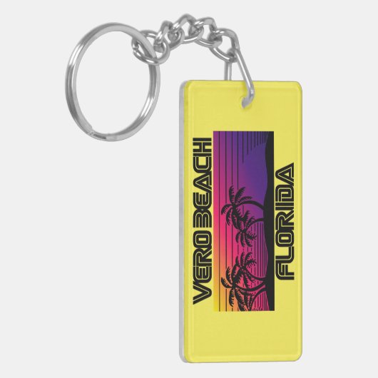 Vero Beach Florida Sleutelhanger (Voorkant Links)