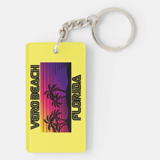 Vero Beach Florida Sleutelhanger (achterkant)