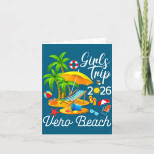 Vero Beach Florida Zomer Tropisch Kaart