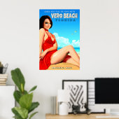 Vero Beach Floride Meilleure Affiche de Voyage d'A (Bureau à domicile)