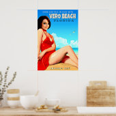 Vero Beach Floride Meilleure Affiche de Voyage d'A (Cuisine)
