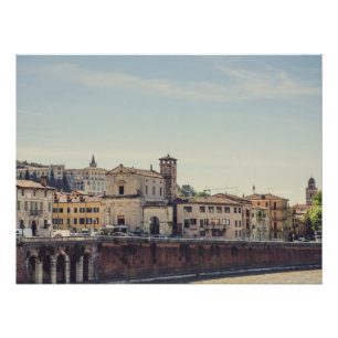 Verona-architectuur, Italië Perfect Poster