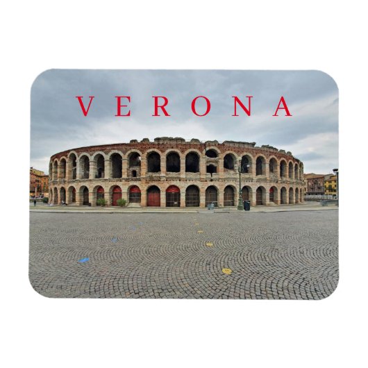 Verona Arena uitzicht fridge magnet Magneet (Horizontaal)