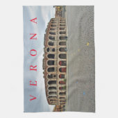 Verona Arena uitzicht theedoeken (Verticaal)