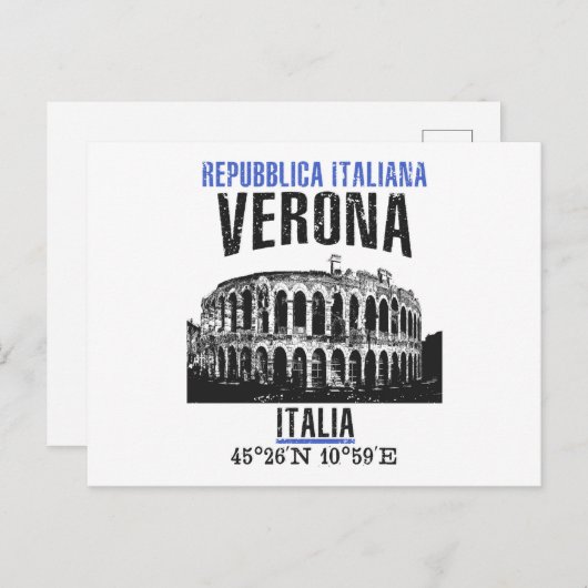 Verona Briefkaart (Voorkant / Achterkant)