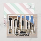 Verona, Briefkaart Italië (Voorkant / Achterkant)