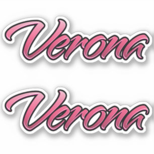 Verona faded pink Autocollants
