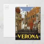 Verona, Italiaans briefkaart voor  reizen (Voorkant / Achterkant)