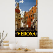 Verona Italië Poster voor reizen (Keuken)