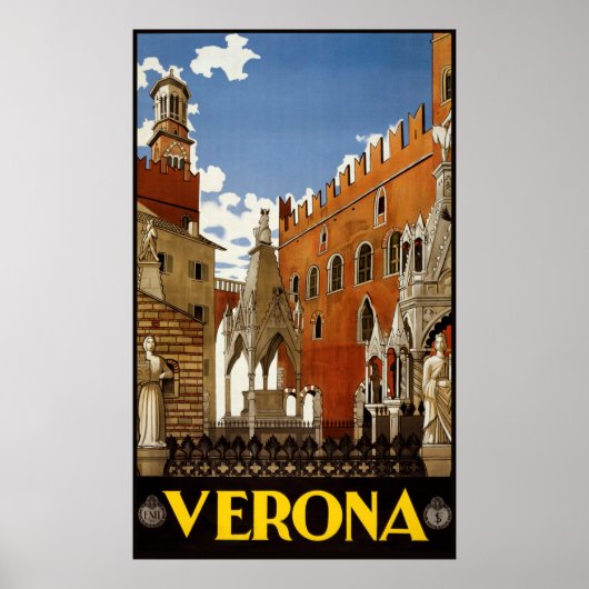 Verona, Italië Poster voor reizen (Voorkant)
