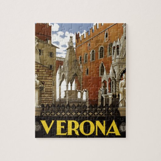  Verona Italië - reisvoorbeeld Europa Legpuzzel (Verticaal)