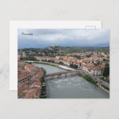 Verona Italy Briefkaart (Voorkant / Achterkant)