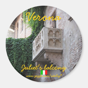 Verona Italy Juliet's balcony magnet design Magneet