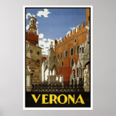 VERONA ITALY VINTAGE POSTER (Voorkant)