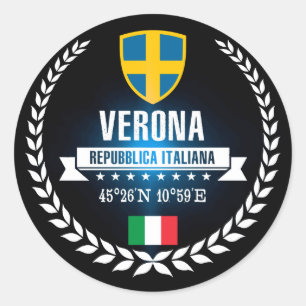 Verona Ronde Sticker