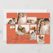 Verona Sunset Collage Multi Foto Save The Date (Voorkant)