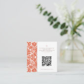 Verona Sunset Wedding QR Informatiekaartje (Staand voorkant)