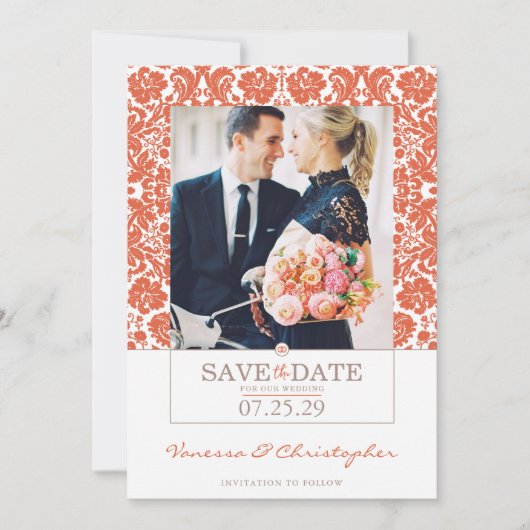 Verona Sunset Wedding Save The Date (Voorkant)