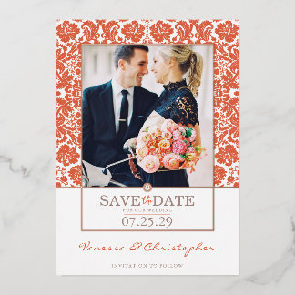 Verona Sunset Wedding Save the Date Folie Uitnodiging