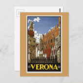  Verona Travel Briefkaart (Voorkant / Achterkant)