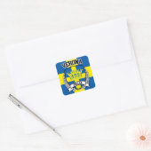 Verona Vierkante Sticker (Envelop)