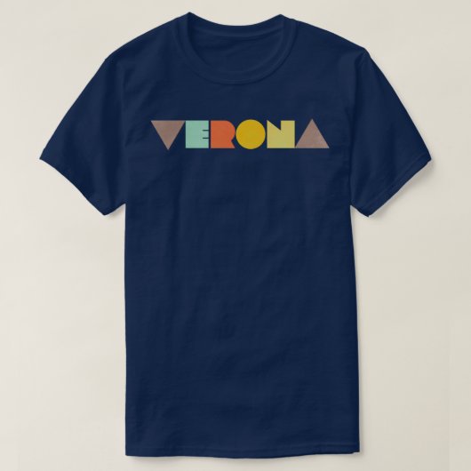 Verona Vintage T-shirt (Design voorkant)