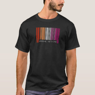 Veronderstel dat er geen streepjescode komt voor d t-shirt