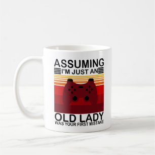 Verondersteld dat ik gewoon een oude dame was, was koffiemok