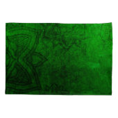 Verondersteld Groen Mandala Pattern Kussensloop (Achterkant)