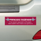 verondersteld PARA Bumpersticker (Op auto)