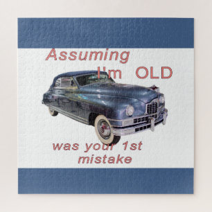Veronderstellend dat ik 1948 Packard Vintage Car b Legpuzzel