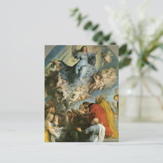 Veronderstelling van de Maagd door Peter Paul Rube Briefkaart (Staand voorkant)