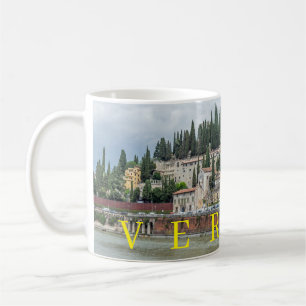 Vérone Castel San Pietro vue tasse de café