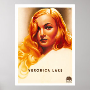 Veronica Lake -  Frans Poster