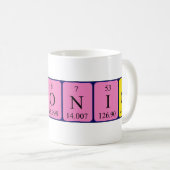 Veronica periodieke tabelnaam mok (Voorkant rechts)