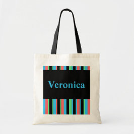 Veronica striped Canvas tas